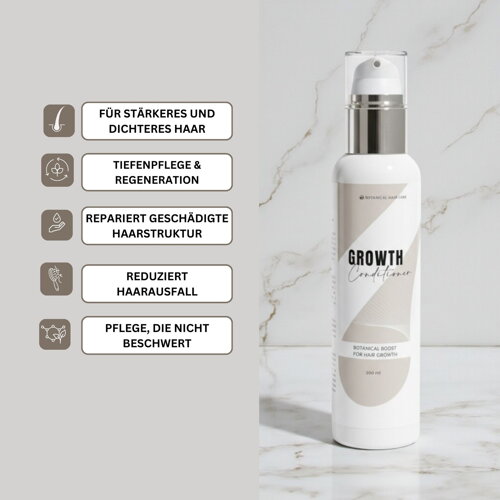 GROWTH Conditioner – Botanischer Conditioner für Haarwachstum & Stärkung, 200 ml GROWTH Conditioner – Botanischer Conditioner für Haarwachstum & Stärkung, 200 ml