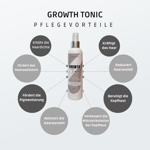 Growth Tonic Wirkstoffe für Haarwachstum & Vitalität