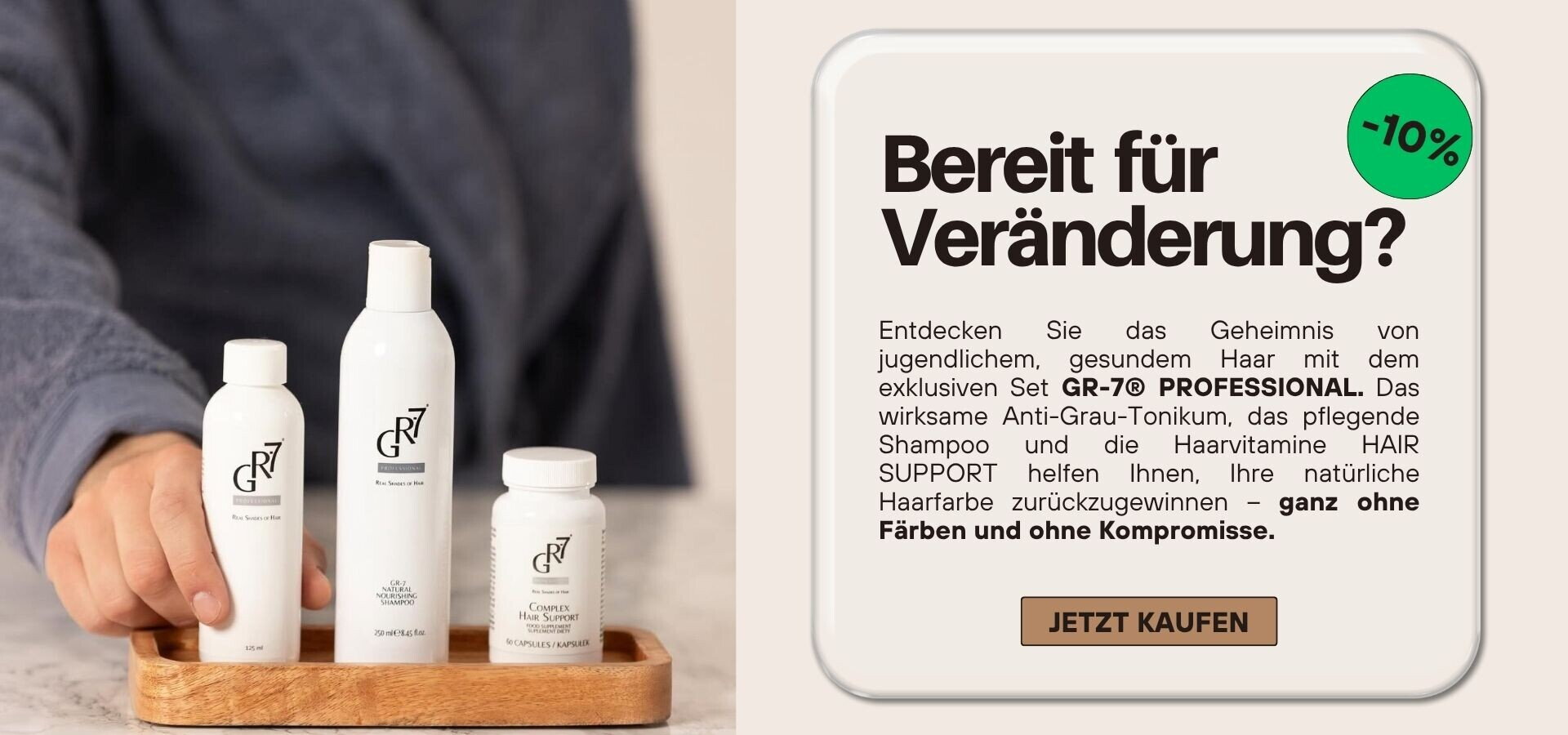 Behandlung gegen graues Haar:
